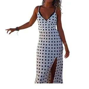 v neck midi wrap dress Silk Billowy Sleeve Midi Wrap Dress